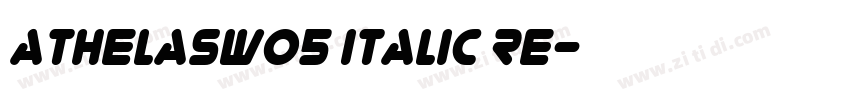 AthelasW05 Italic Re字体转换